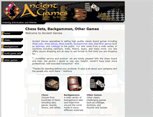 Tablet Screenshot of ancientgames.com